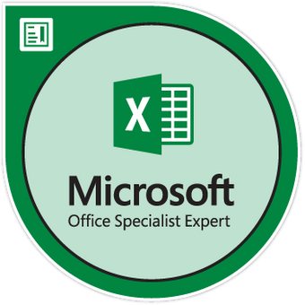 Microsoft Excel Expert Badge Logo