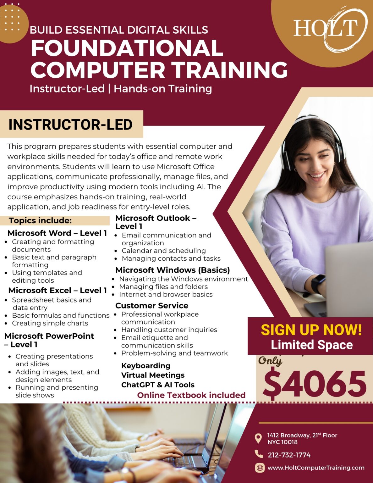 Foundational Computer Training | Holt Computer Training